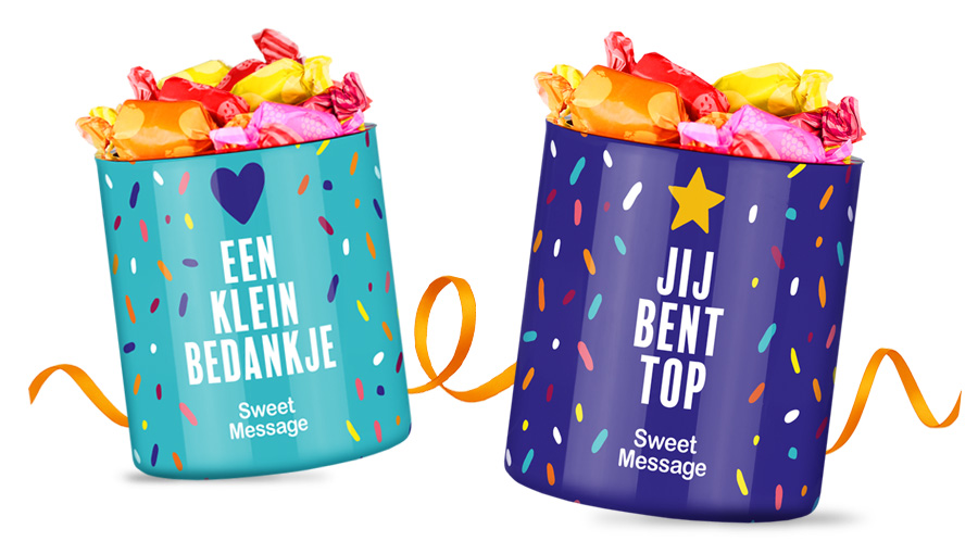 Bekijk alle Sweet Message snoeppotten