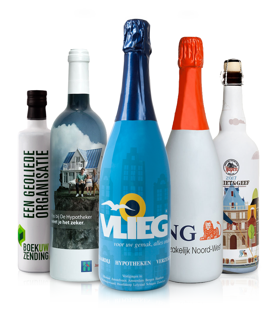 Bedrukte fles