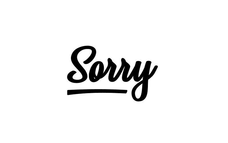 Sorry