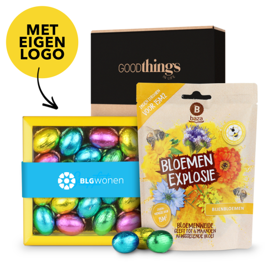 Good Things in Life  - Bijenbloemen & Paaseitjes met Logo