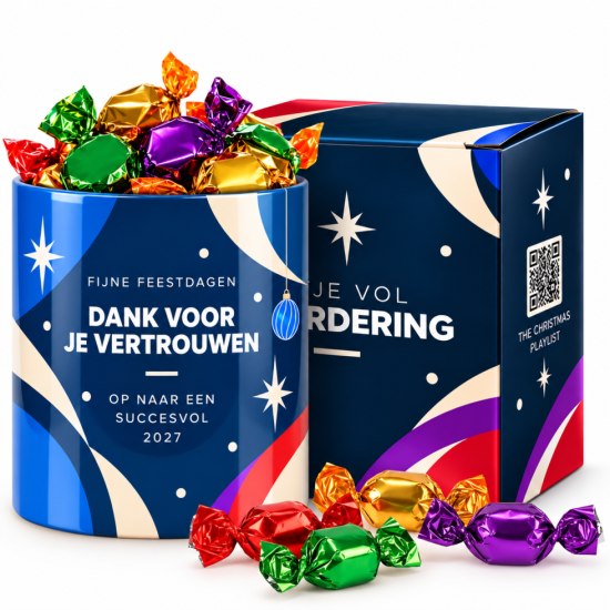 Potje Vol Waardering - Dank voor je Vertrouwen Kerstgeschenk Klanten