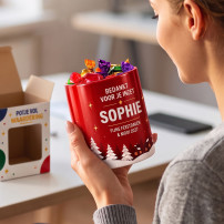 Potje Vol Kerstvreugde - Bedankje + Naam