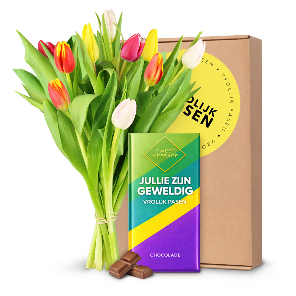 Gemengde Tulpen - Jullie Zijn Geweldig