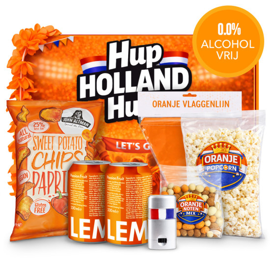 HUP! Oranje Box - WK Borrelbox Alcoholvrij