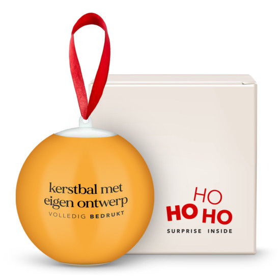 Kerstbal - met eigen ontwerp