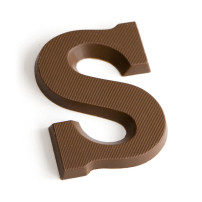 Chocoladeletter S - Melk - 80 gram