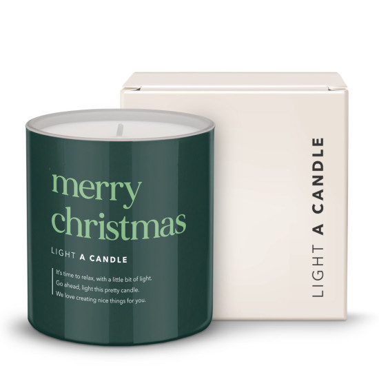 Light a Candle - Merry Christmas Kerstgeschenk 