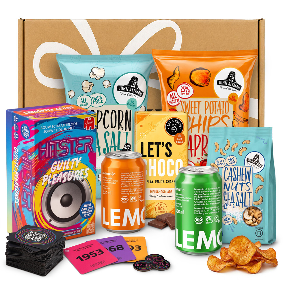 Unwrap Happiness - Hitster Soda & Snacks