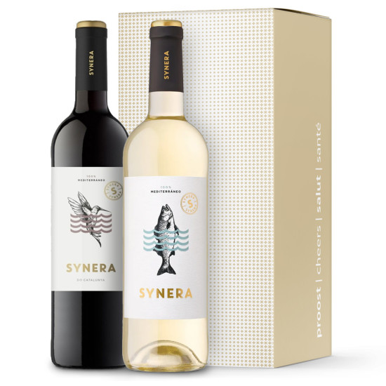 Ramón Roqueta  - Synera Blanco & Tinto Wijnpakket Cadeau