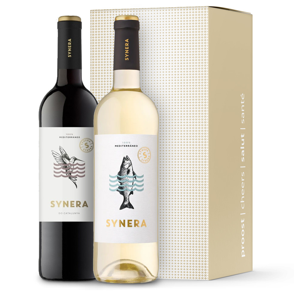 Ramón Roqueta  - Synera Blanco & Tinto Wijnpakket Cadeau