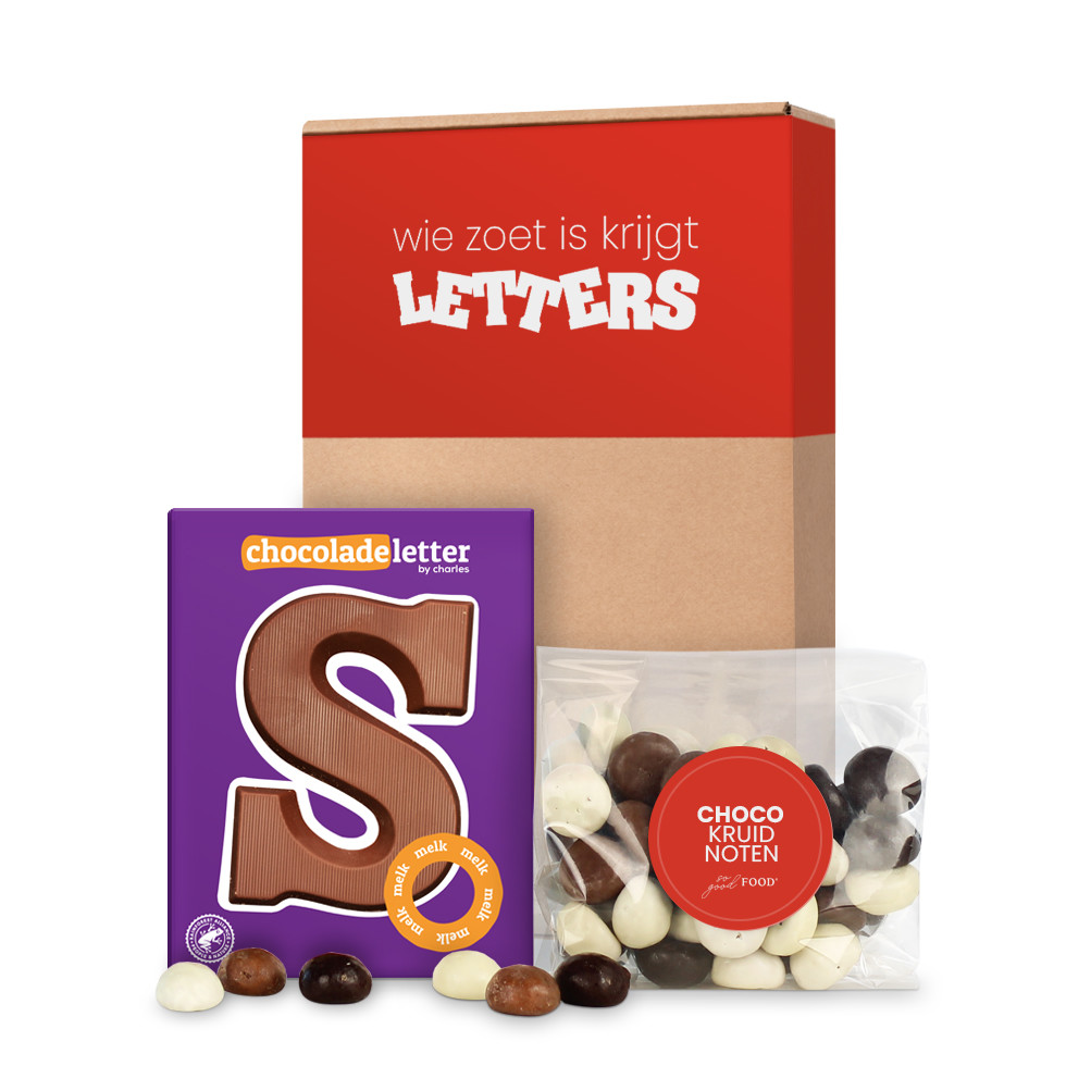 Good Things in Life - Chocoladeletter S - 80g & Kruidnoten