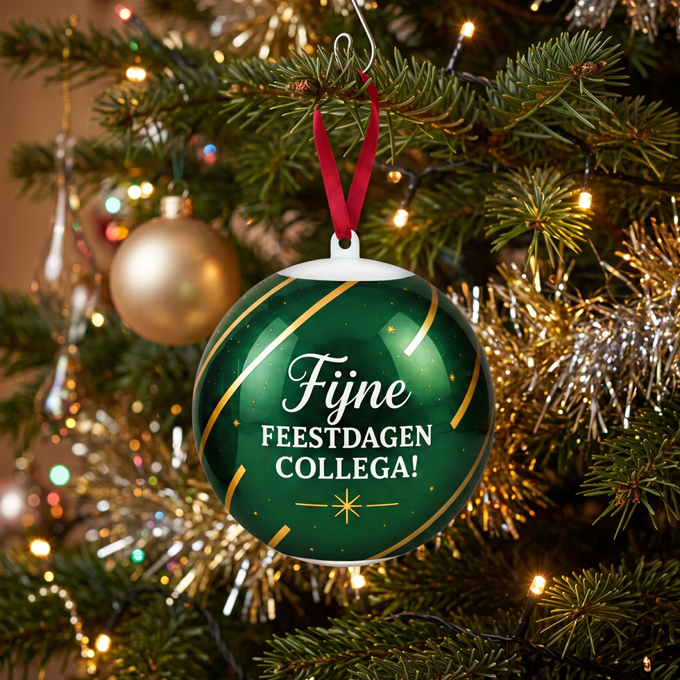 Kerstbal - Fijne Feestdagen Collega