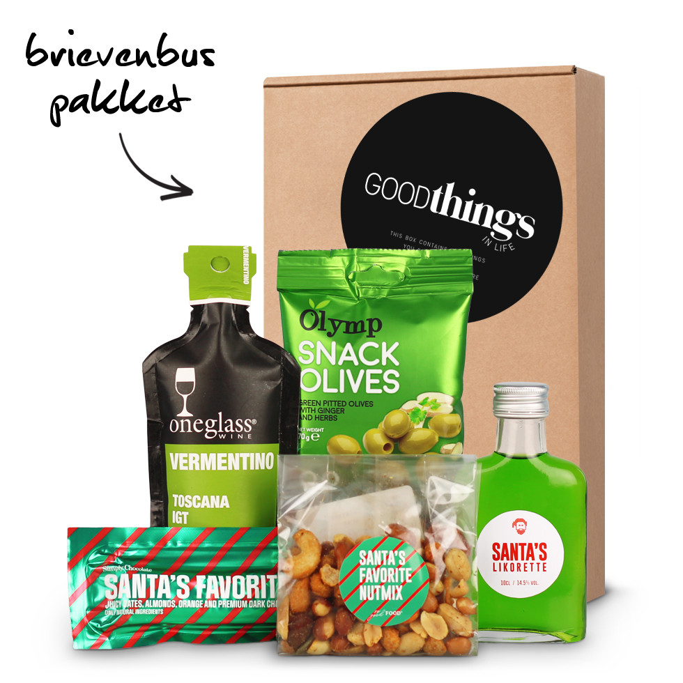 Good Things in Life - Brievenbus Santa Kerstgeschenk