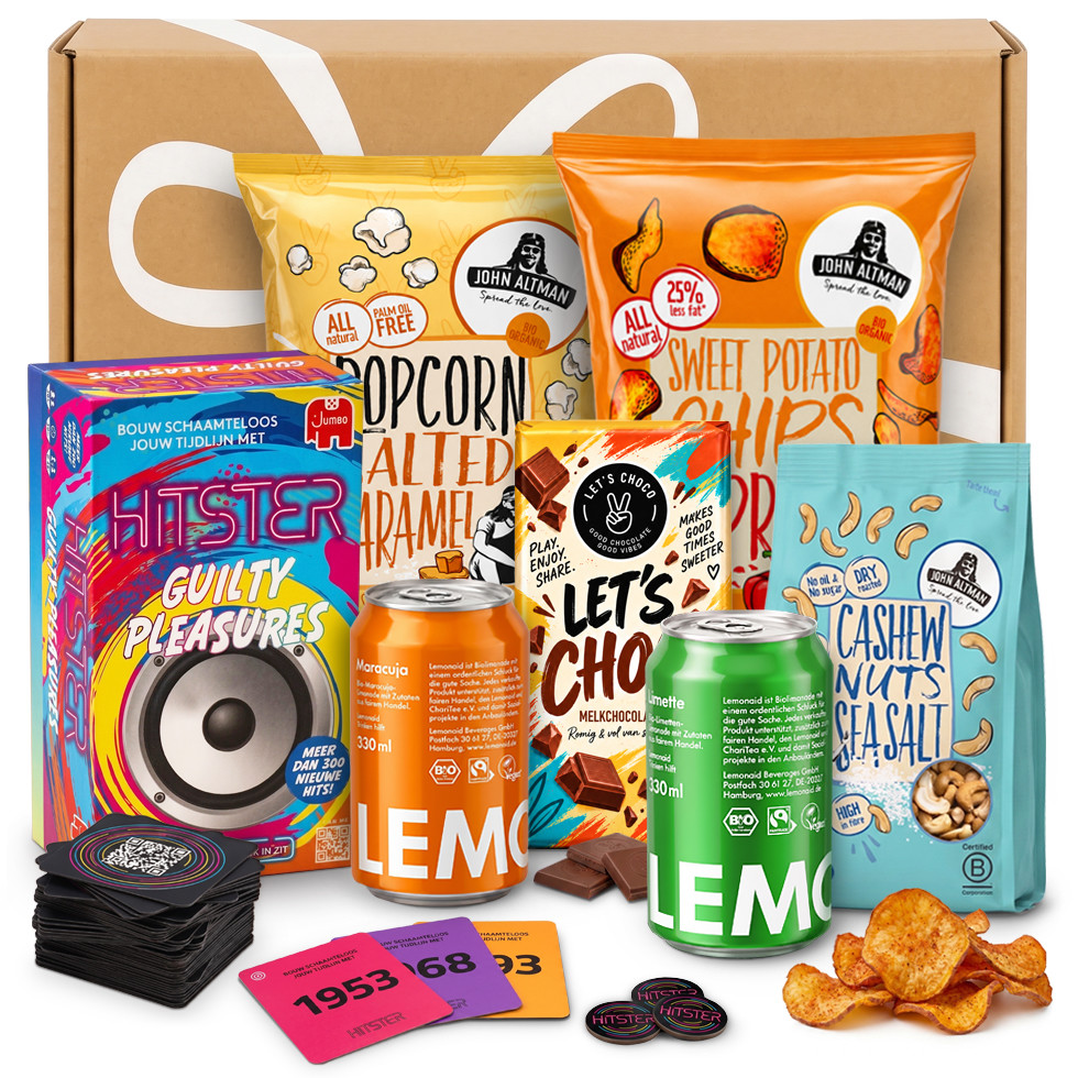 Unwrap Happiness - Hitster Soda & Snacks