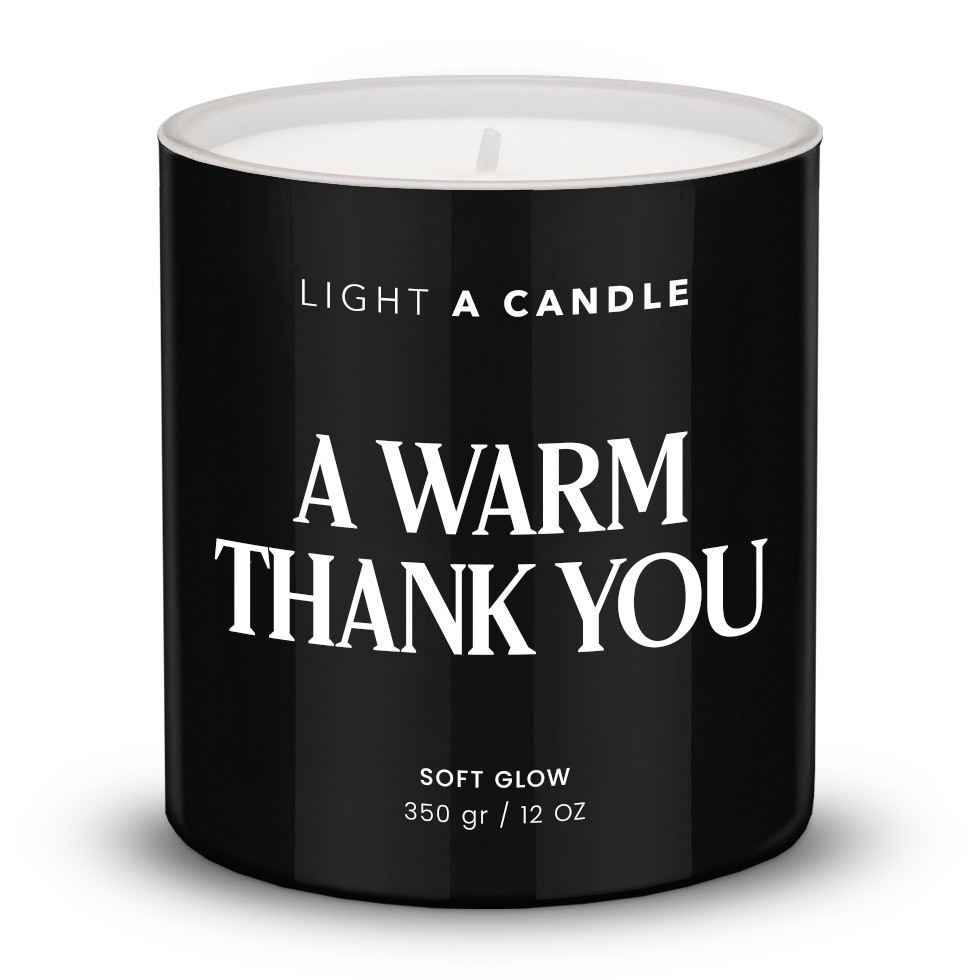 Light a Candle - A Warm Thank You - Bedankje Kerst