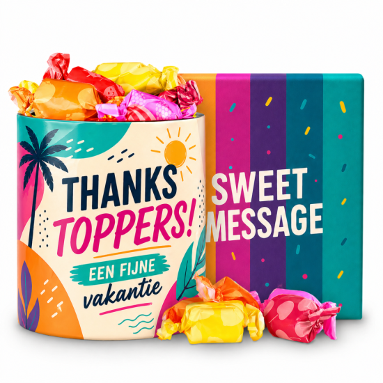 Sweet Message - Thanks Toppers