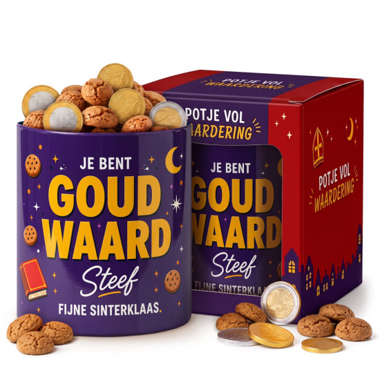 Sint Potje Vol Waardering - Goud Waard Eigen Naam