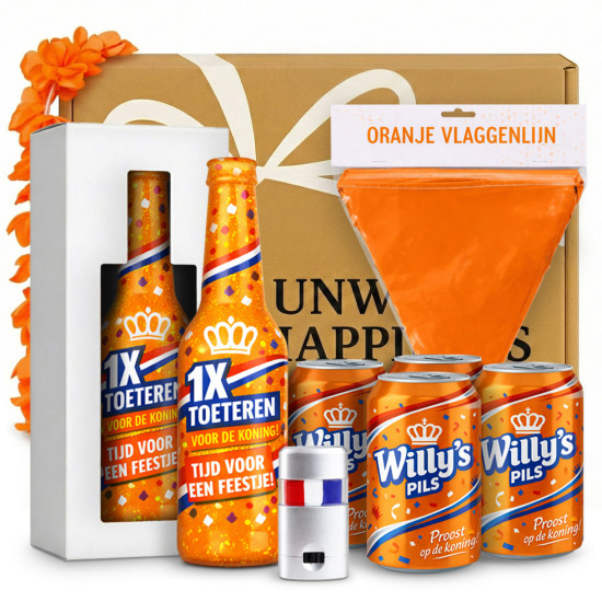 Unwrap Happiness  - Toeter voor de Koning Borrelbox