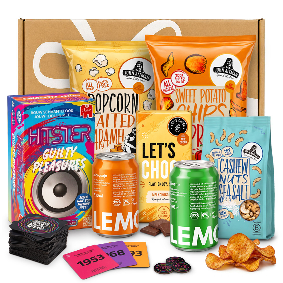Unwrap Happiness - Hitster Soda & Snacks