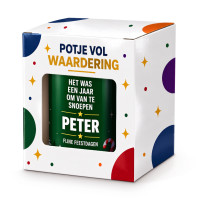 Potje Vol Kerstvreugde - Snoepen + Naam