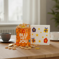 Cadeautje van de Sint  - Blij Met Jou Sintgeschenk Collega's 