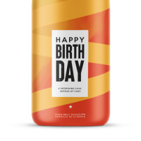 MessageBottle - Happy Birthday Alcoholvrij