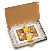Happy Truffel - Chocoladeletter Goud Sinterklaaspakket