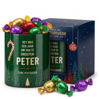 Potje Vol Kerstvreugde - Snoepen + Naam
