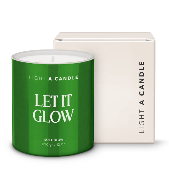 Light a Candle - Let It Glow Kerstgeschenk 
