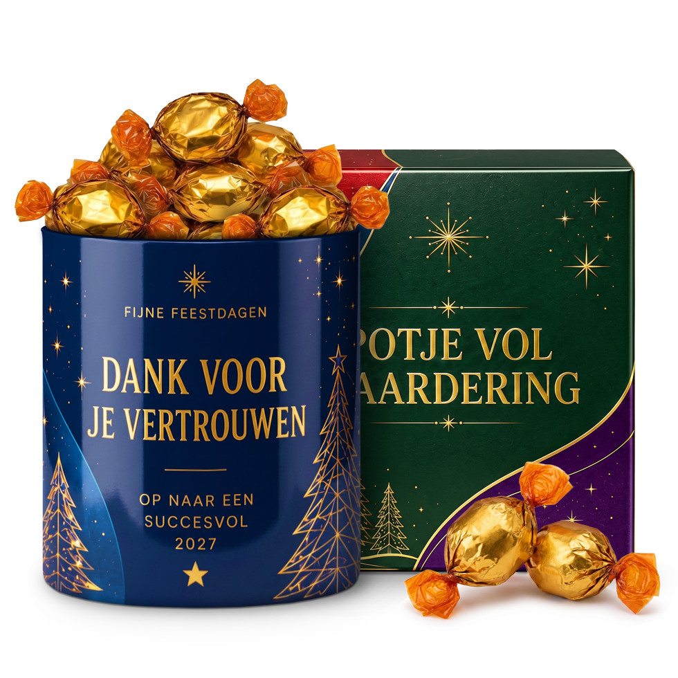 Potje Vol Waardering - Dank voor je Vertrouwen