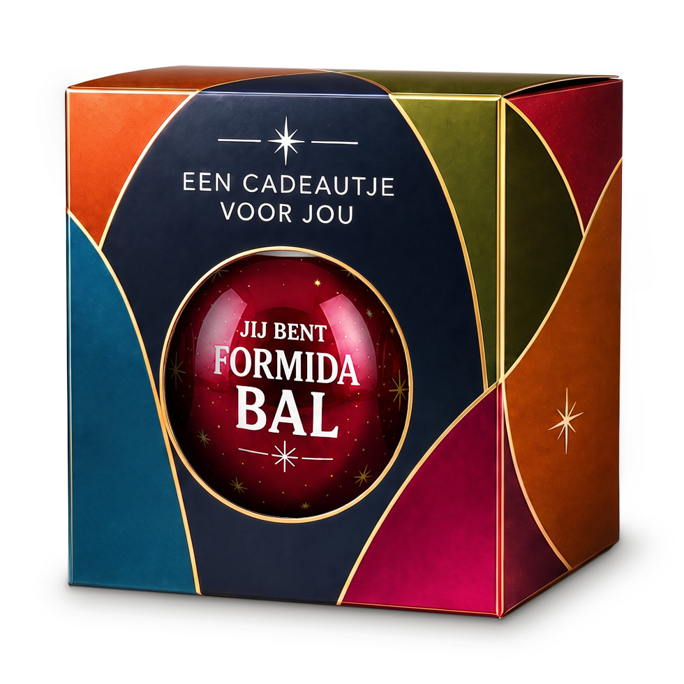 Kerstbal - Jij Bent FormidaBAL  Kerstattentie