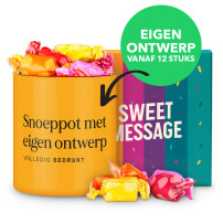 Sweet Message - Snoeppot met eigen ontwerp