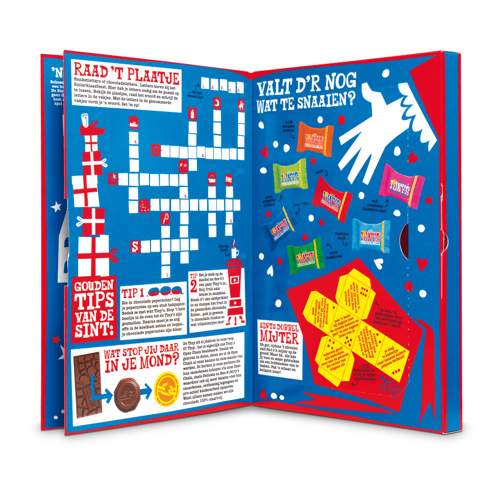 Tony's Chocolonely - & Sint's Grote Boek Sinterklaaspakket