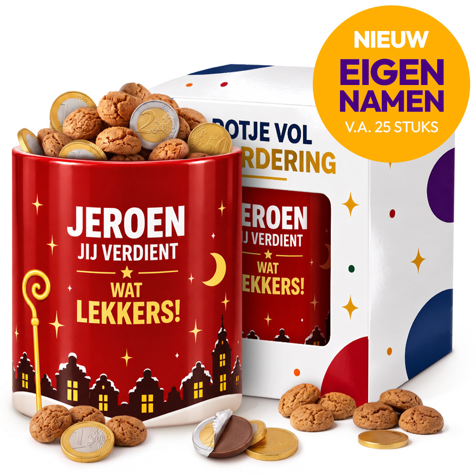 Potje Vol Waardering - Wat Lekkers - Eigen Naam