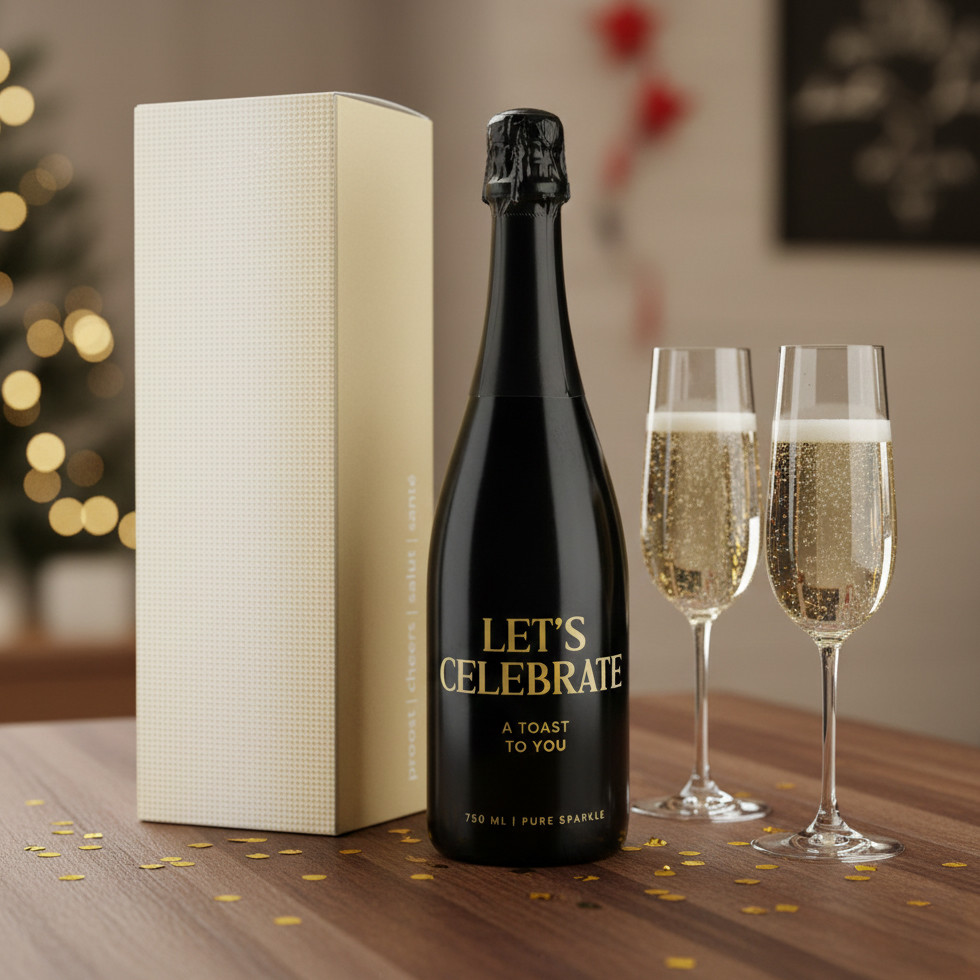 Xmas Cava - Let's Celebrate eindejaarsgeschenk