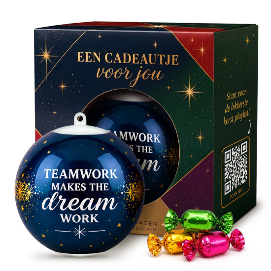 Kerstbal - Teamwork Makes The Dream Work