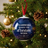 Kerstbal - Teamwork Makes The Dream Work