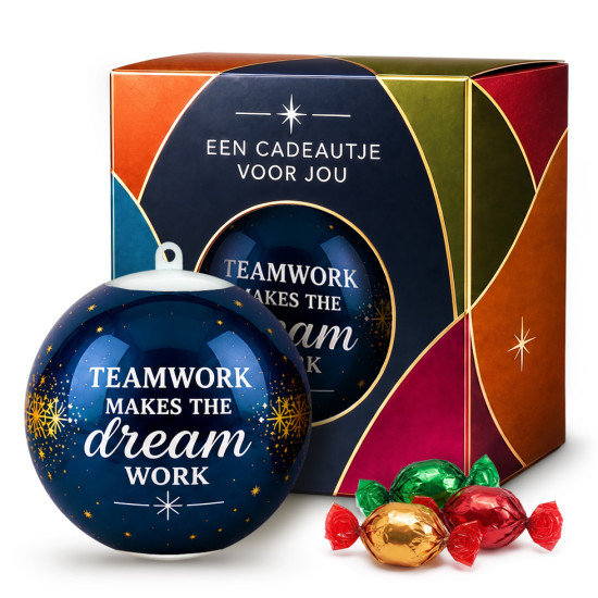 Kerstbal - Teamwork Makes The Dream Work