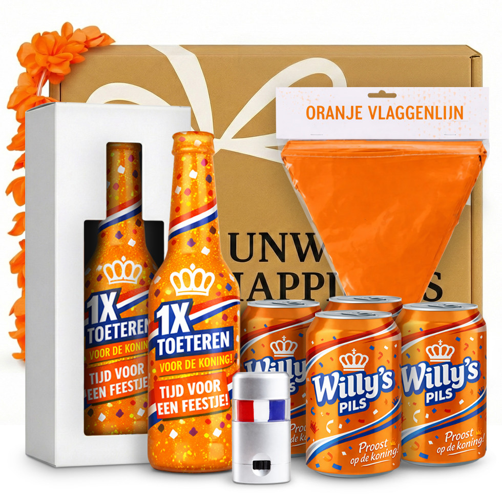 Unwrap Happiness  - Toeter voor de Koning Borrelbox