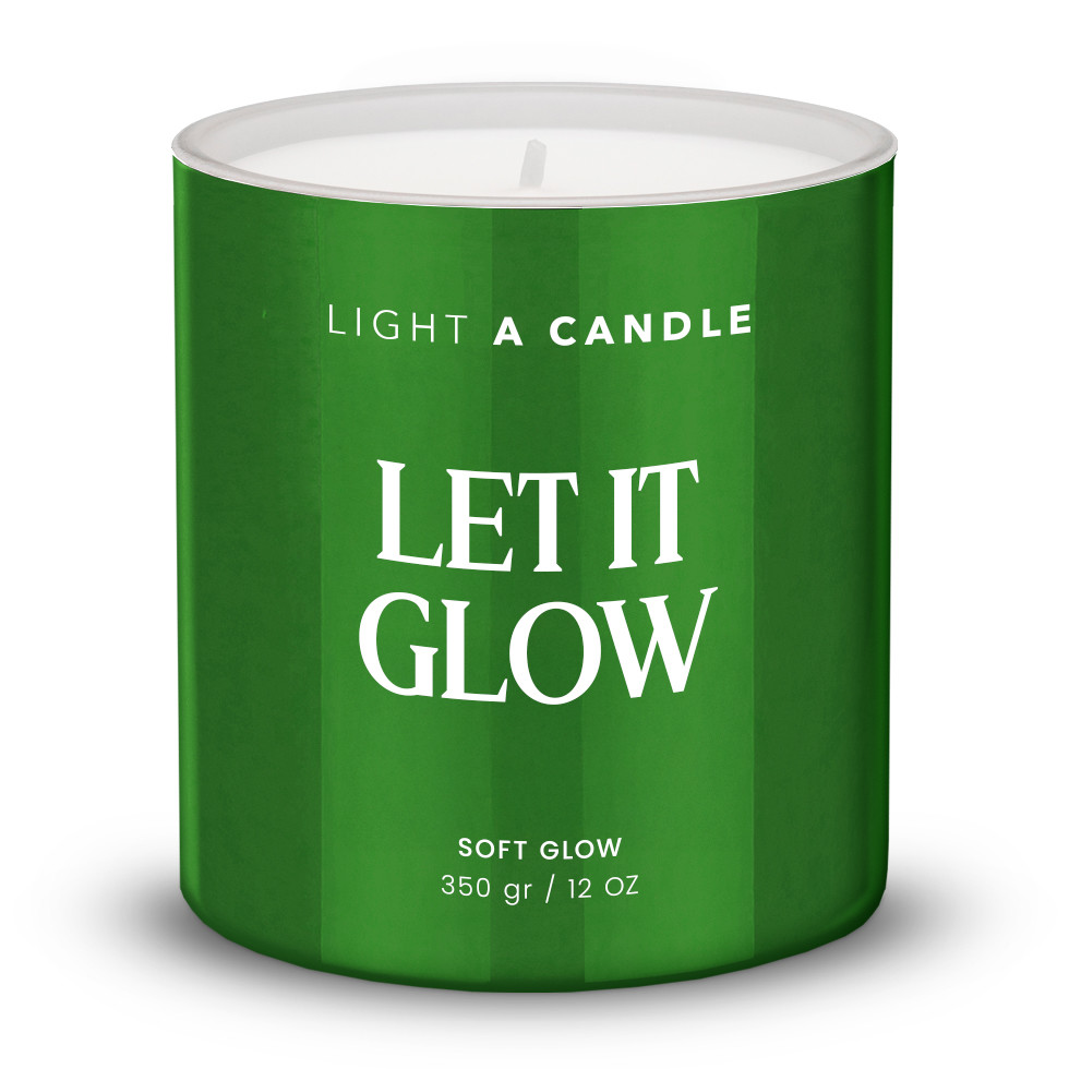 Light a Candle - Let It Glow Kerstgeschenk 