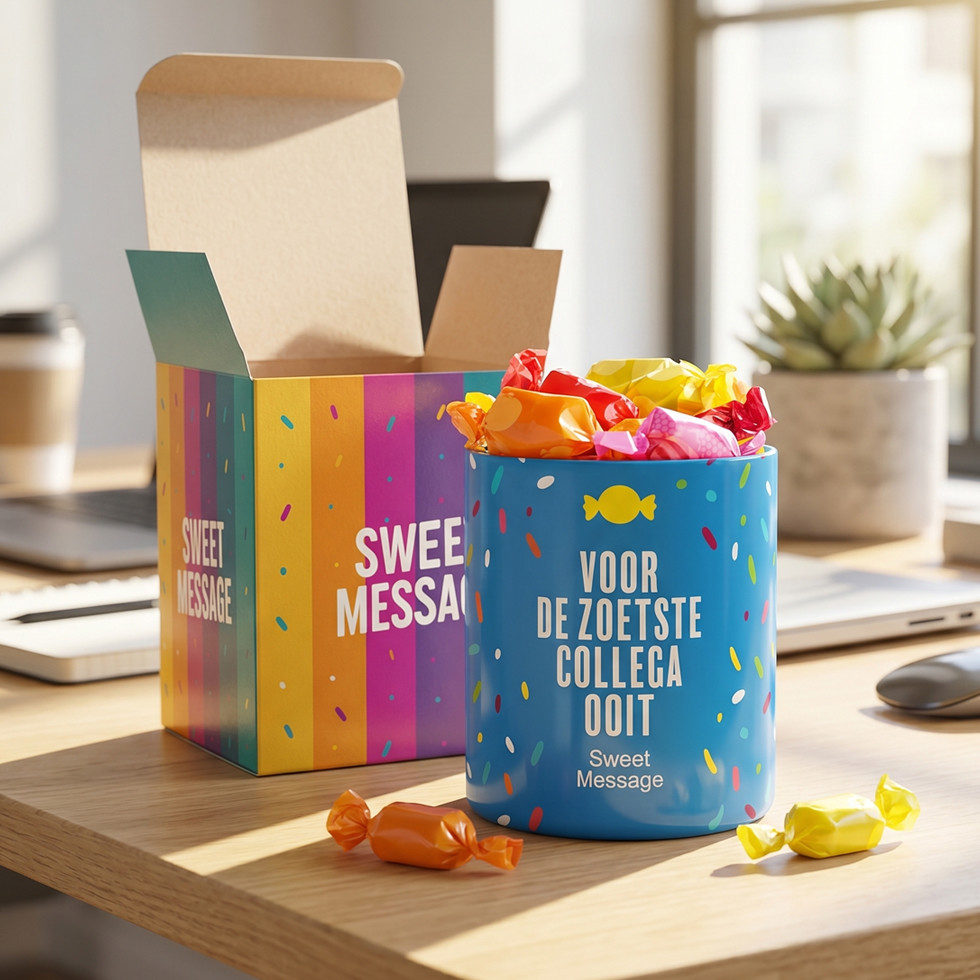Sweet Message - Voor De Zoetste Collega