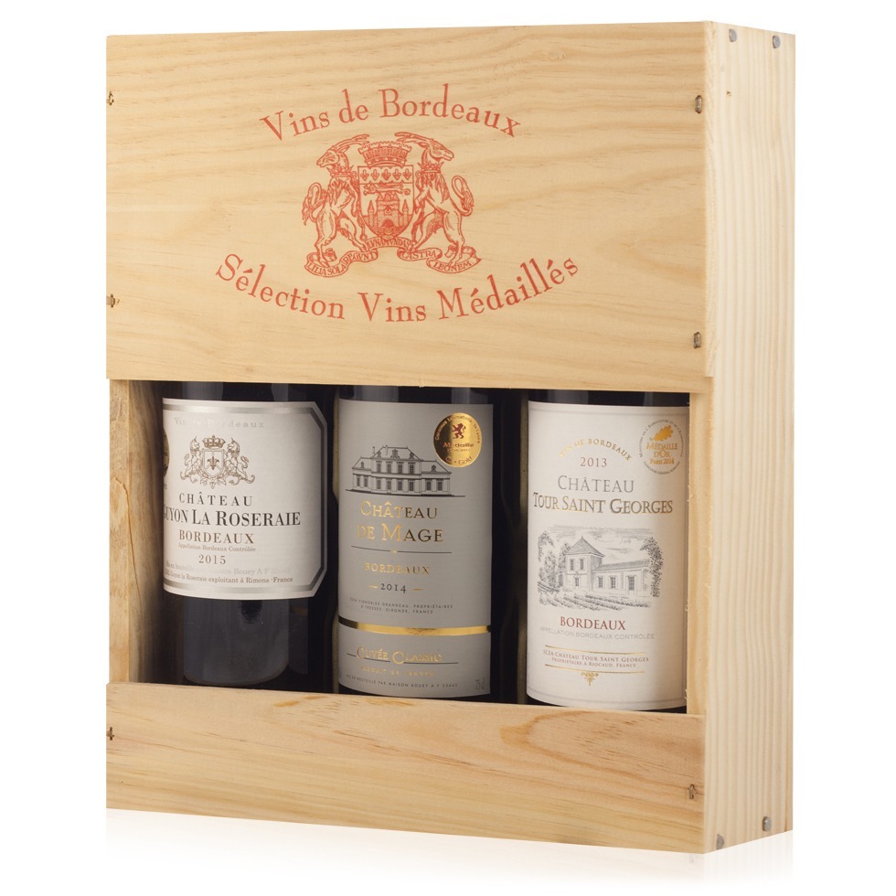 Vins de Bordeaux - Sélection Médaillés Geschenkkist