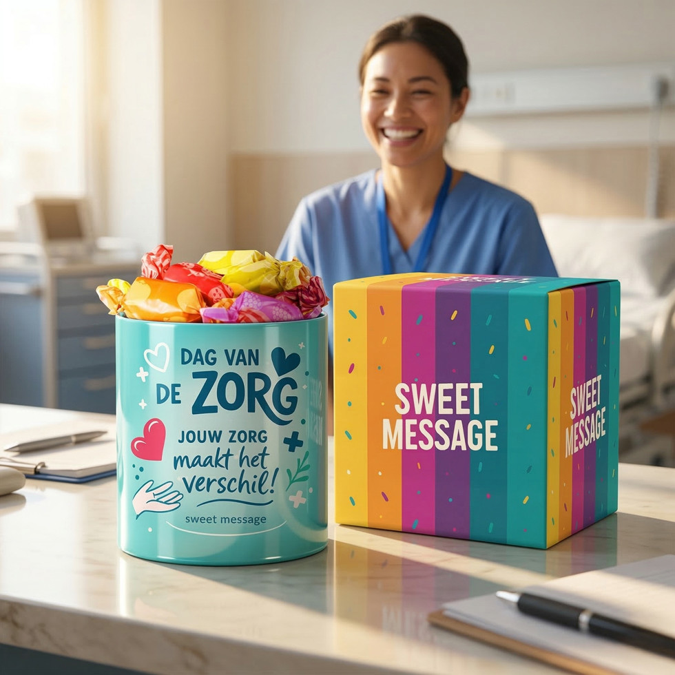 Sweet Message - Dag van de Zorg Cadeau