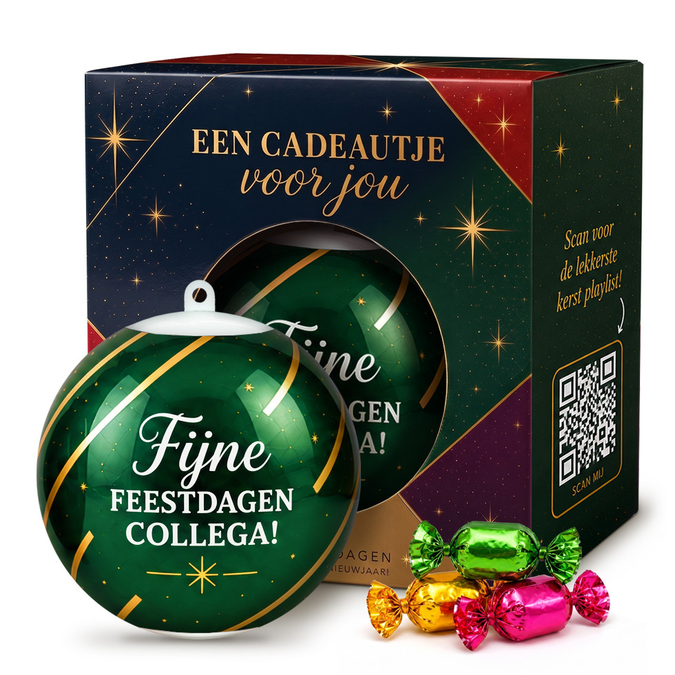 Kerstbal - Fijne Feestdagen Collega