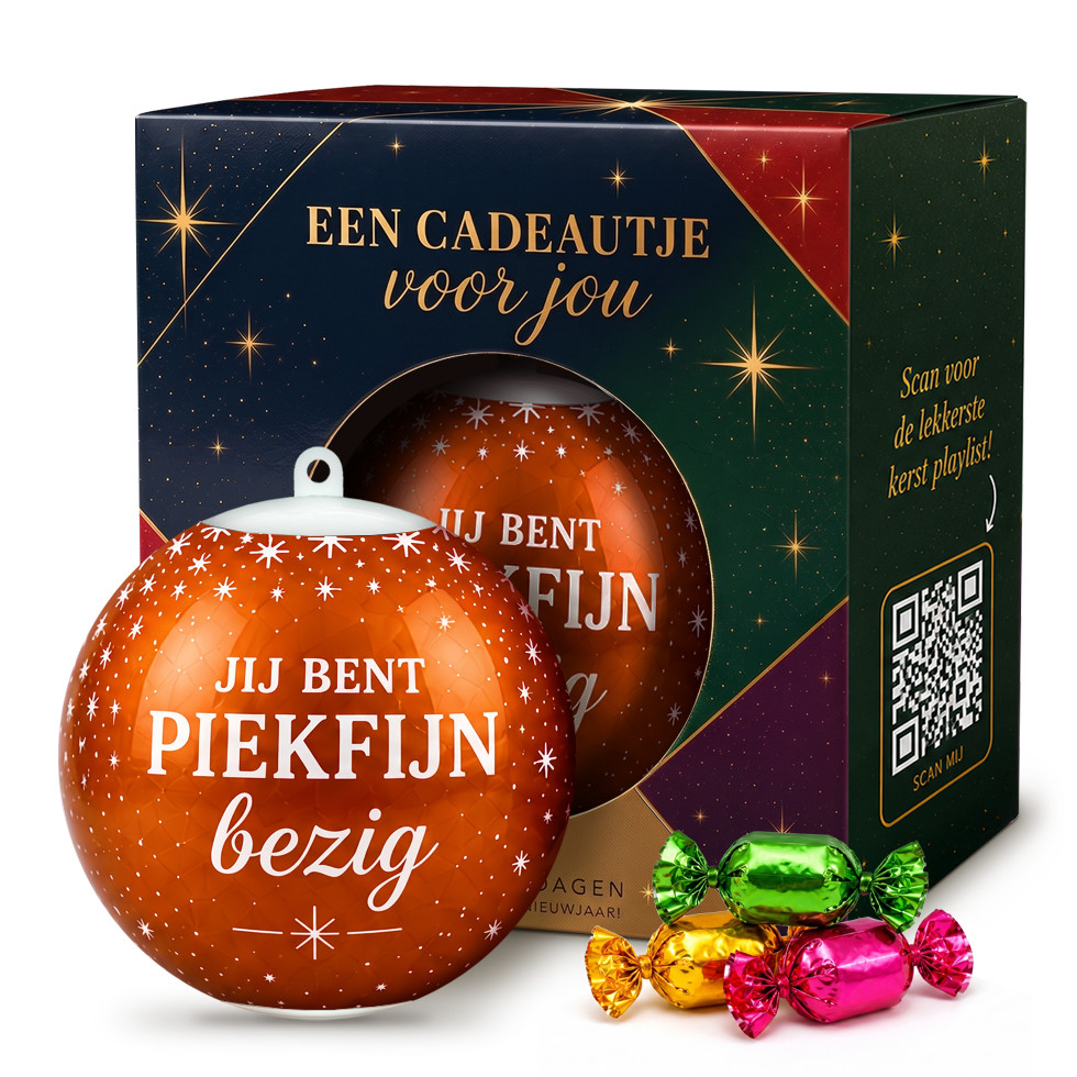 Kerstbal - Jij Bent Piekfijn Bezig