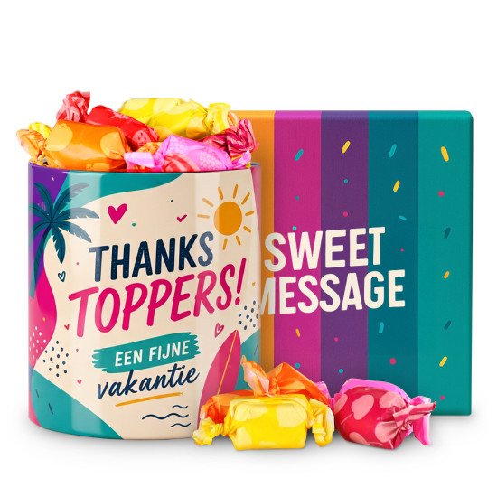 Sweet Message - Thanks Toppers