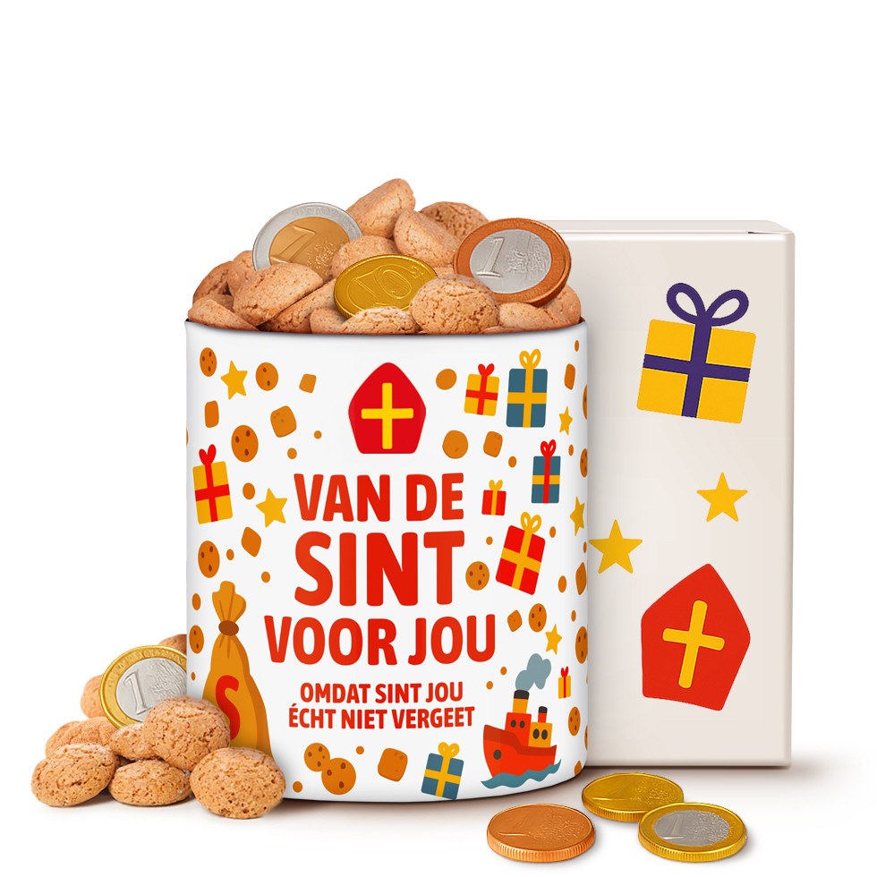 Cadeautje van de Sint - Sinterklaasgeschenk 2025 - Van De Sint Voor Jou