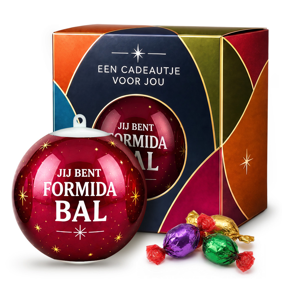 Kerstbal - Jij Bent FormidaBAL  Kerstattentie