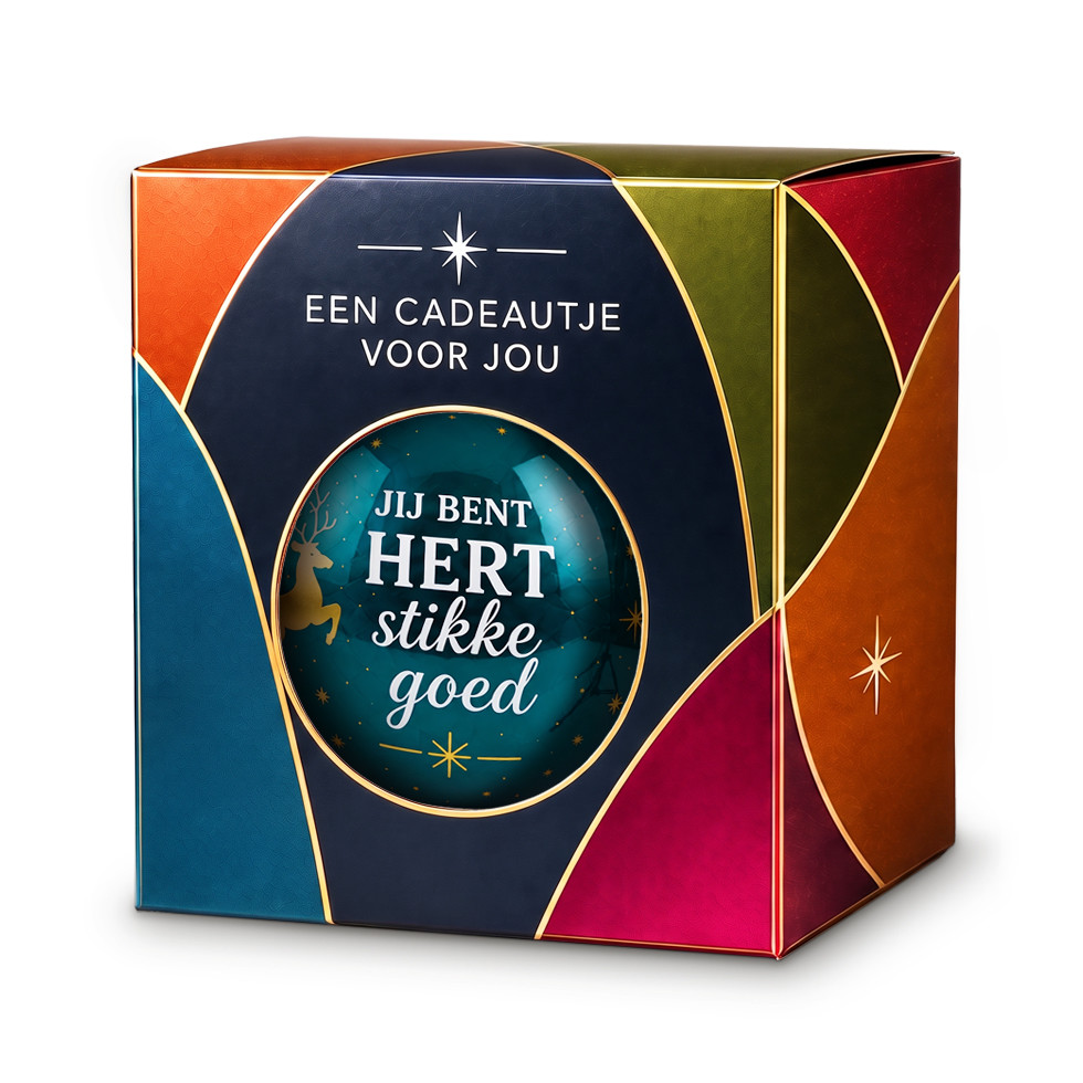 Kerstbal - Jij Bent Hertstikke Goed