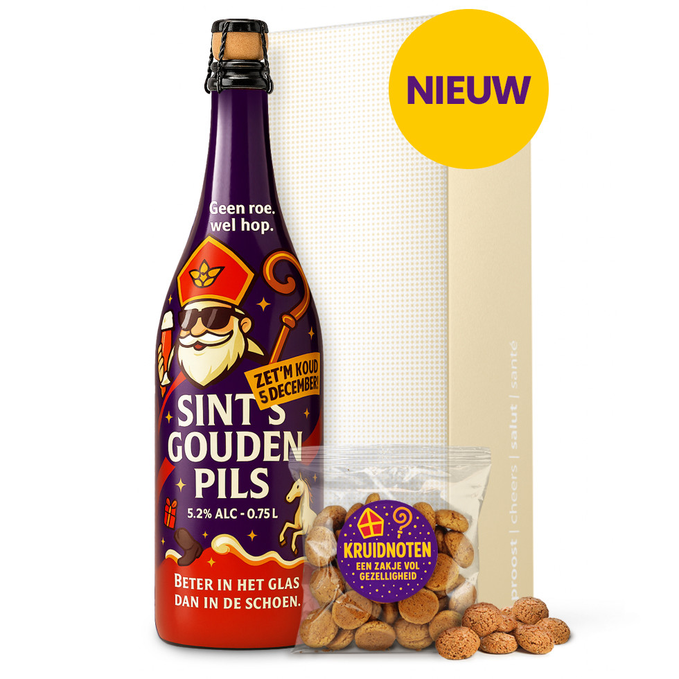 Sinterklaas Bier - Sints Gouden Pils & Kruidnoten